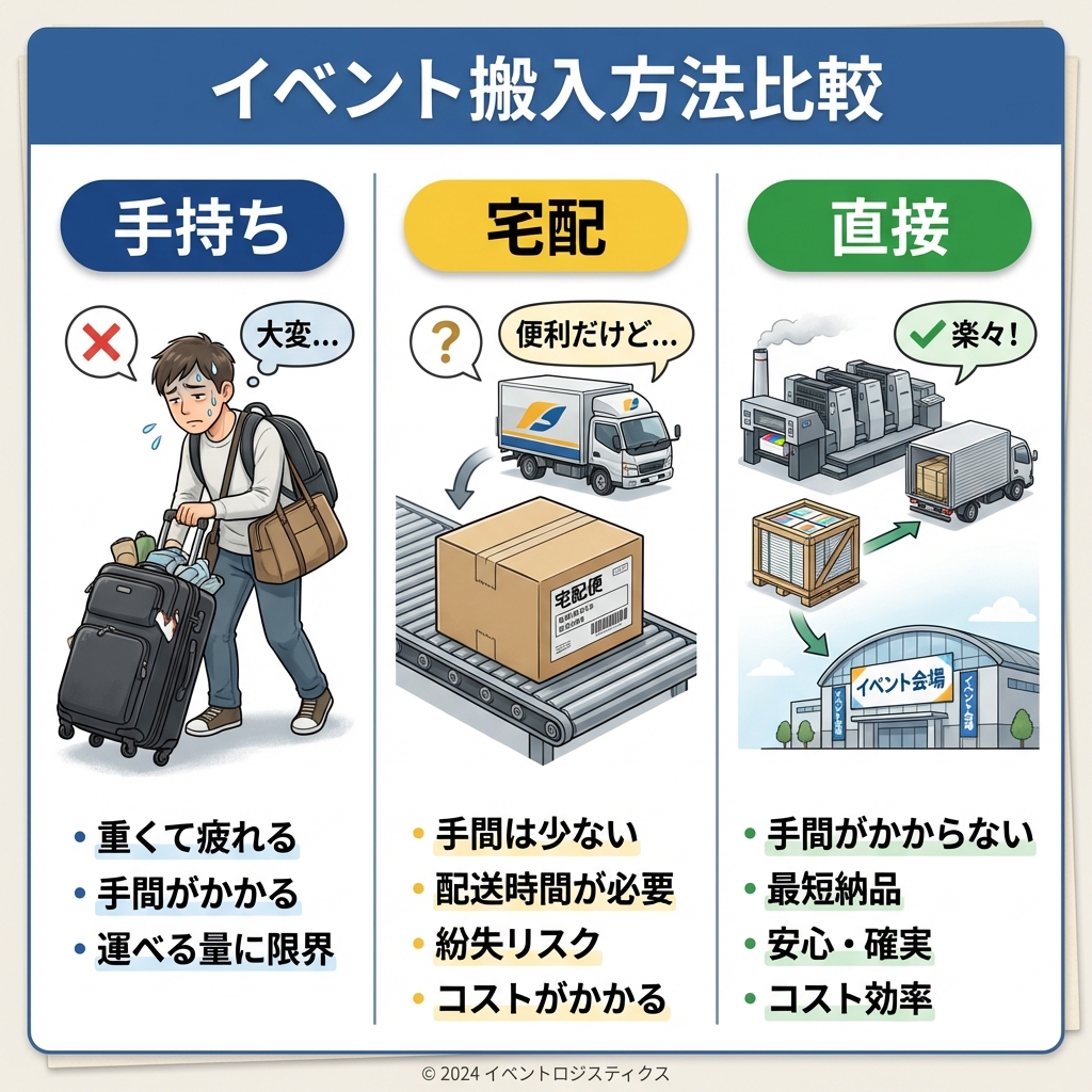 Event Carry-in Methods Comparison